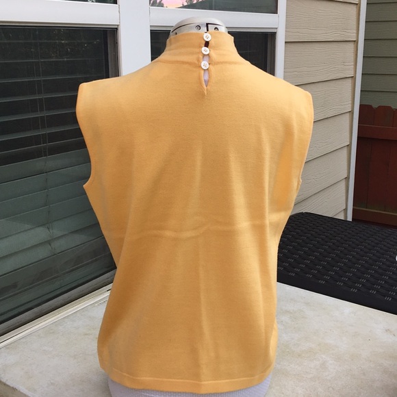Escada yellow blouse 42 - Picture 2 of 5